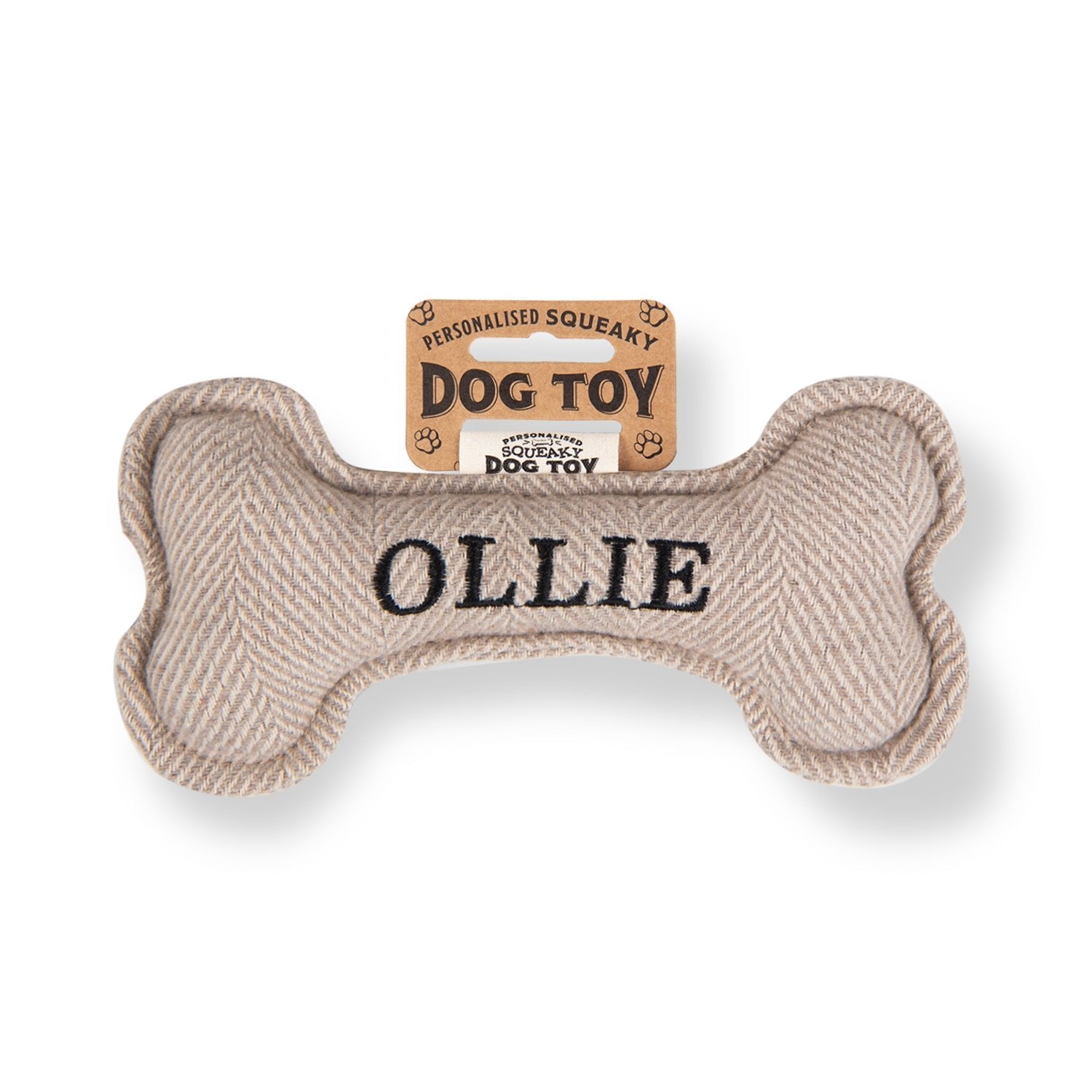 Personalised Squeaky Dog Toy - SnowPaw Store - H&H - Gifts