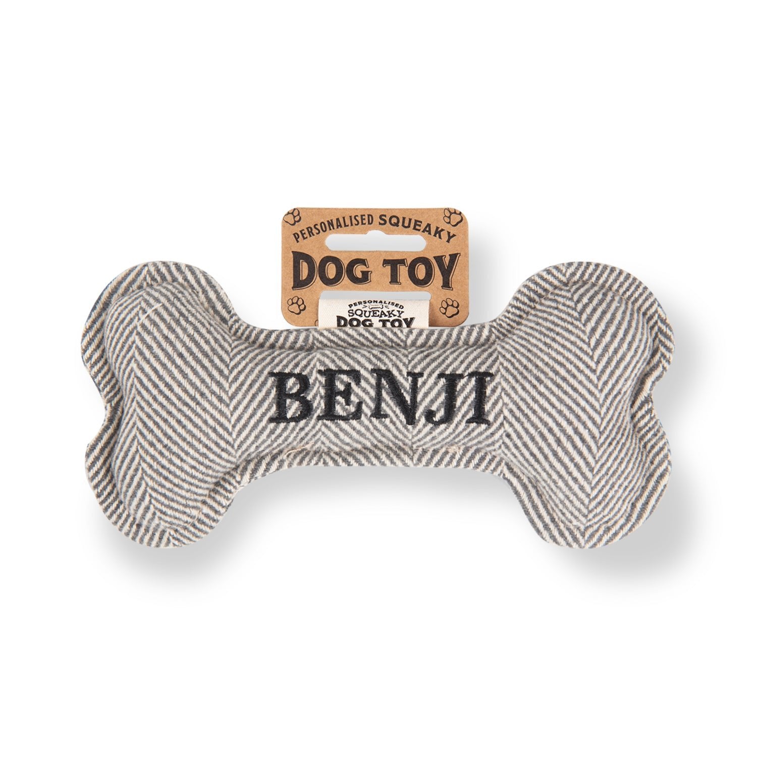 Personalised Squeaky Dog Toy - SnowPaw Store - H&H - Gifts
