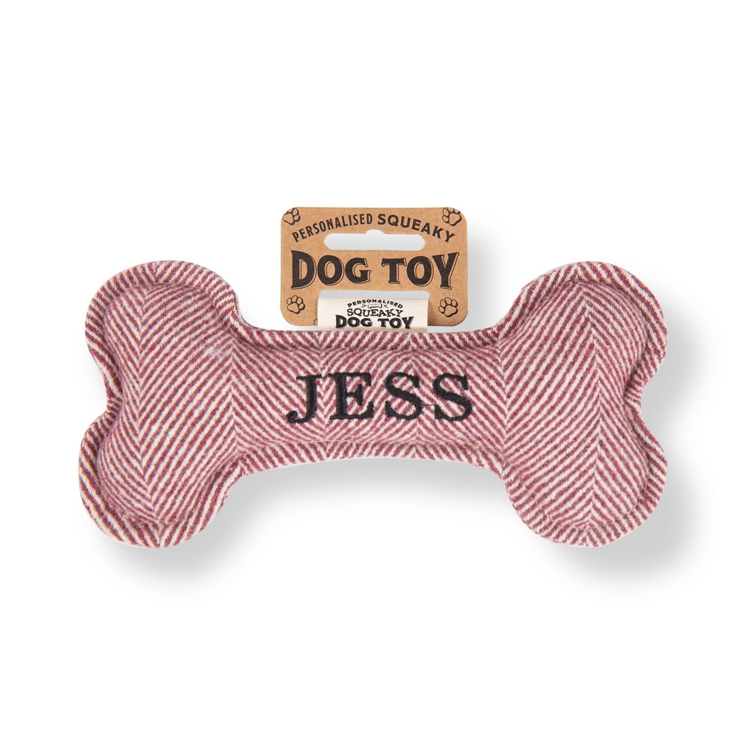 Personalised Squeaky Dog Toy - SnowPaw Store - H&H - Gifts