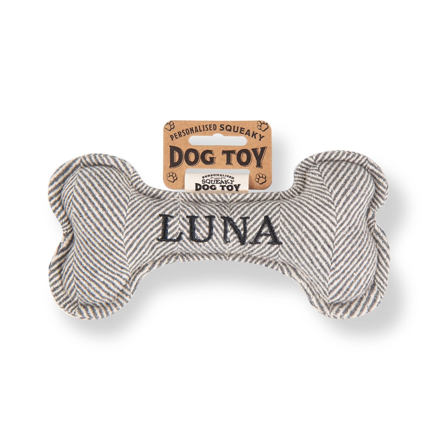 Personalised Squeaky Dog Toy - SnowPaw Store - H&H - Gifts