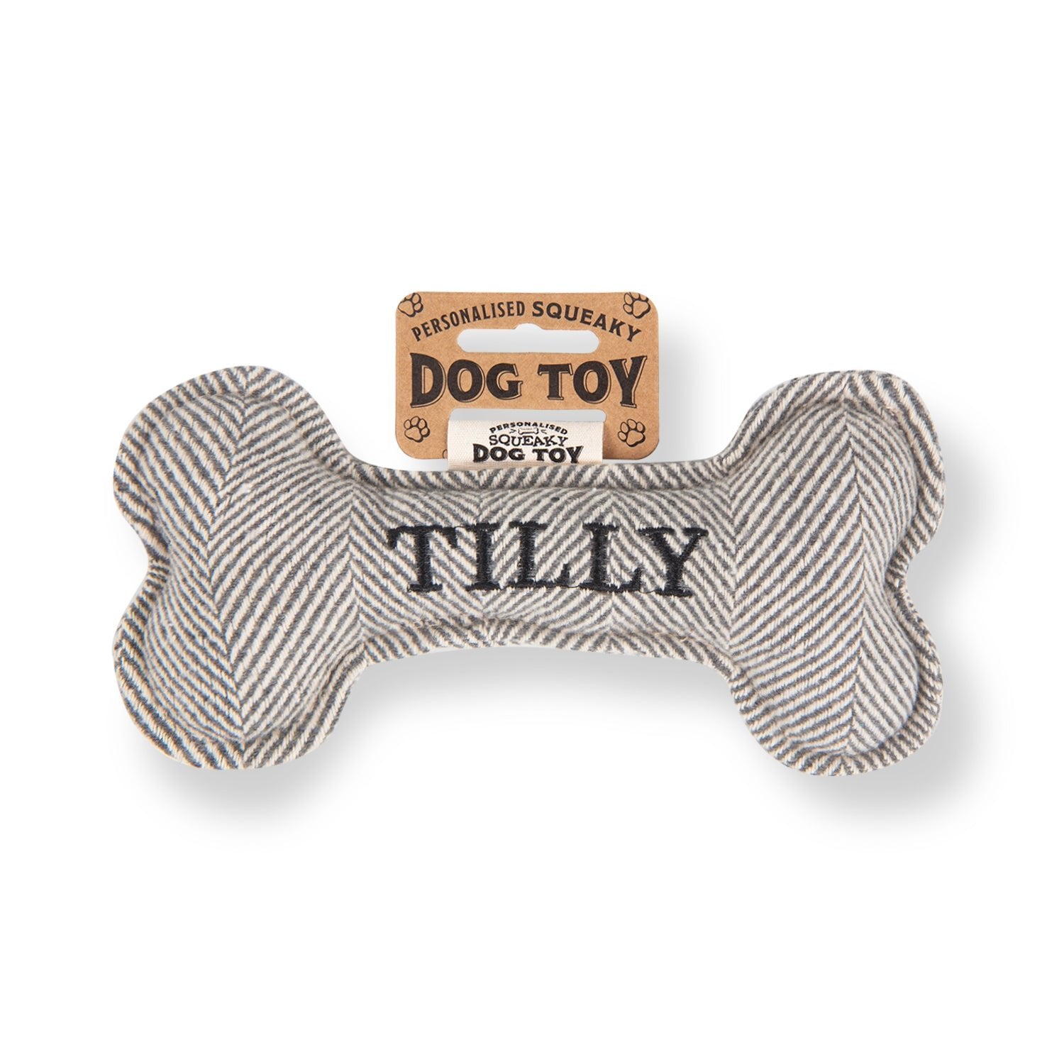 Personalised Squeaky Dog Toy - SnowPaw Store - H&H - Gifts