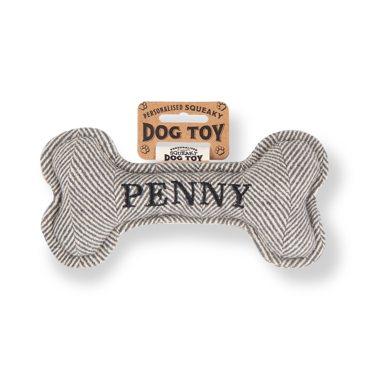 Personalised Squeaky Dog Toy - SnowPaw Store - H&H - Gifts