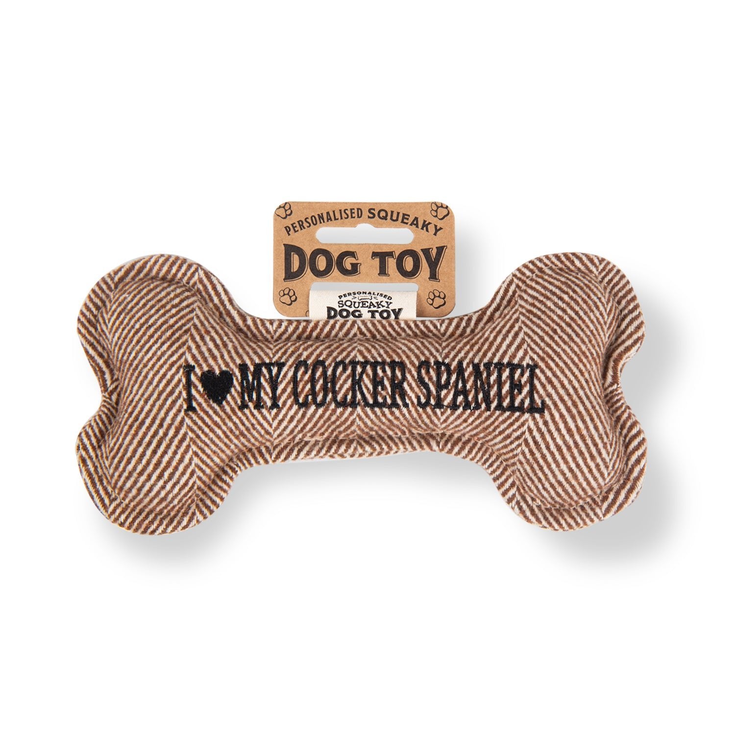 Personalised Squeaky Dog Toy - SnowPaw Store - H&H - Gifts