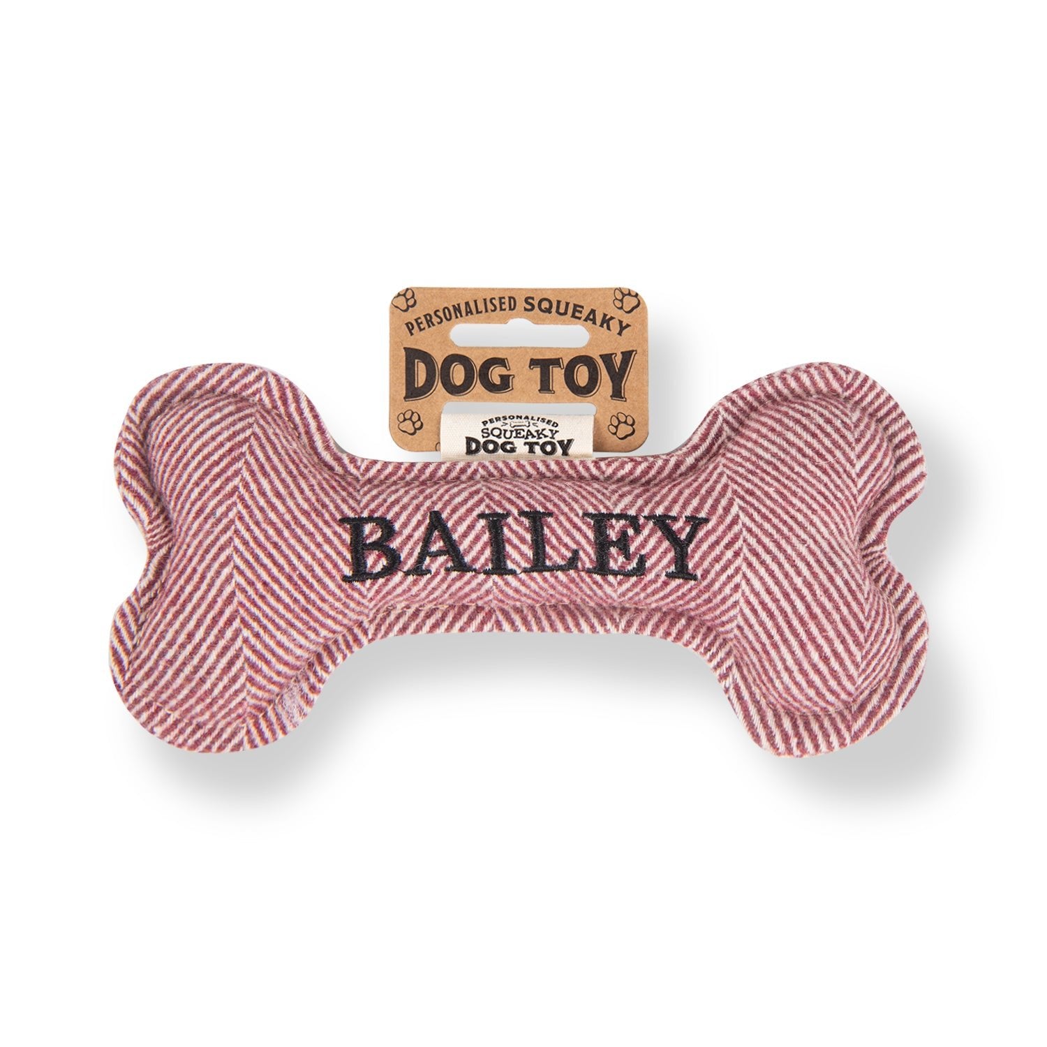 Personalised Squeaky Dog Toy - SnowPaw Store - H&H - Gifts