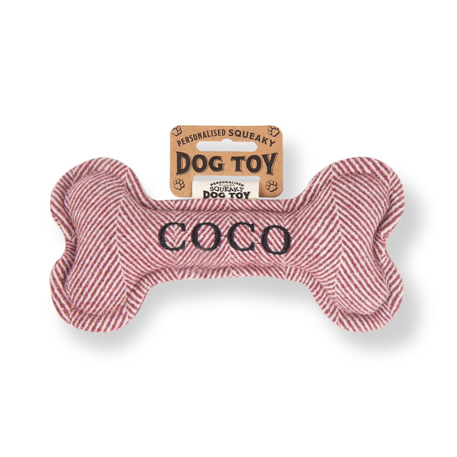 Personalised Squeaky Dog Toy - SnowPaw Store - H&H - Gifts