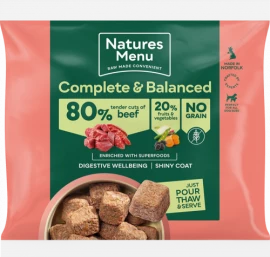 Complete and Balanced Raw 80/20 Nuggets 1KG (Natures Menu)