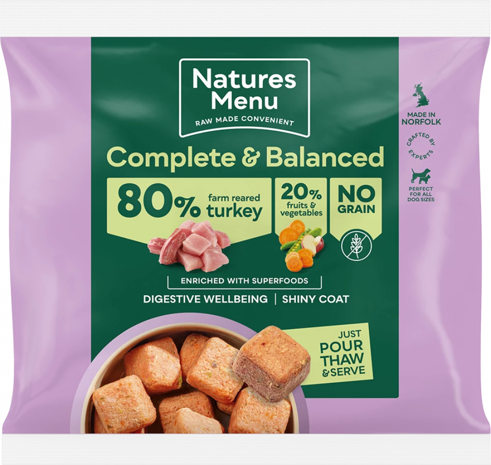 Complete and Balanced Raw 80/20 Nuggets 1KG (Natures Menu)