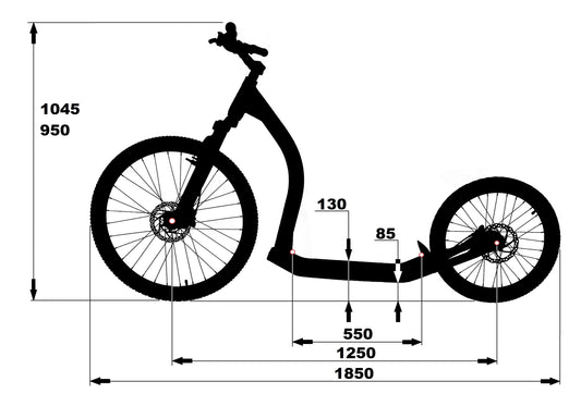 Pulka (Gravity Scooters) - SnowPaw Store - Gravity Scooters - Dog Scooters