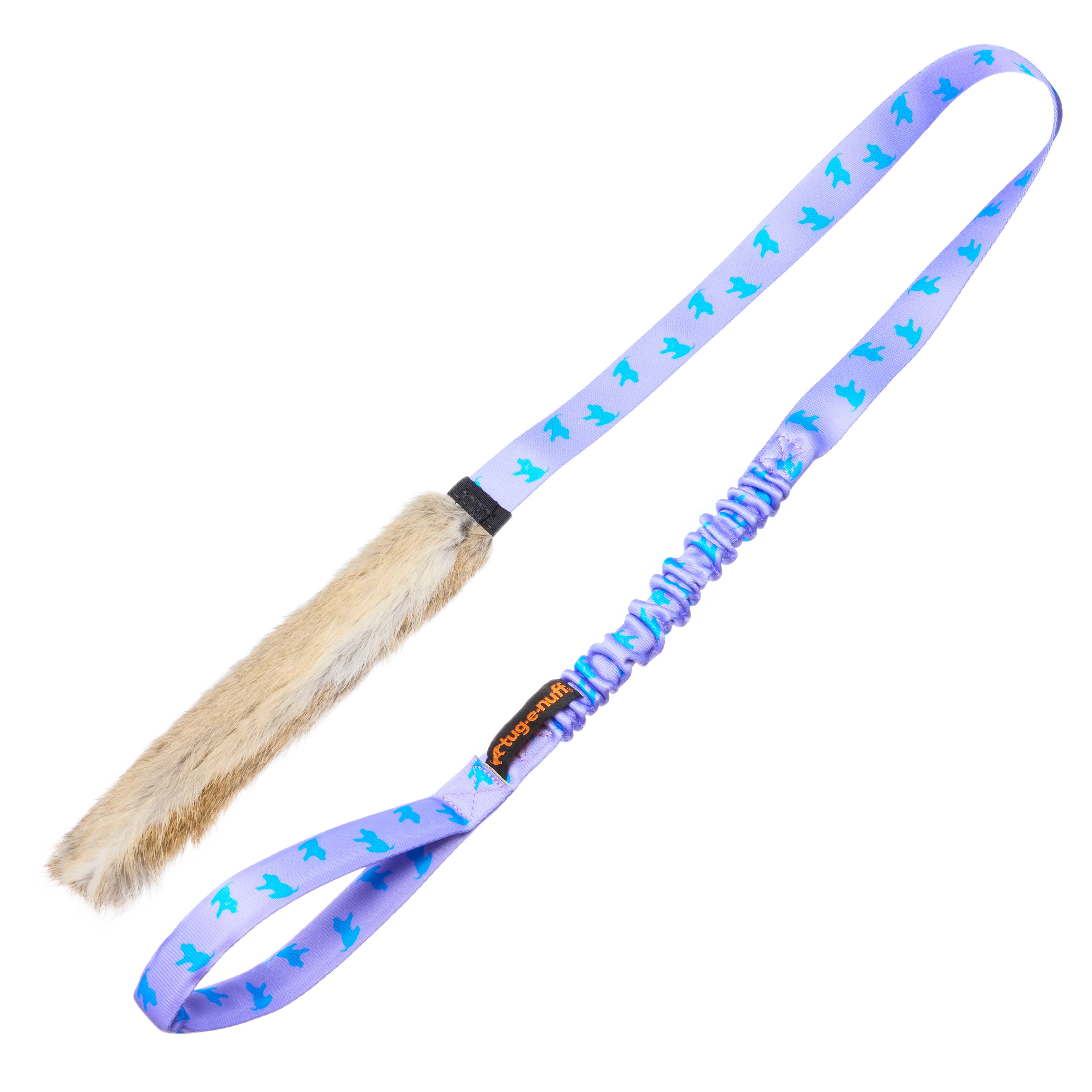 Rabbit Fur Bungee Chaser Toy (Tug - E - Nuff) - SnowPaw Store - Tug - E - Nuff - Dog Toys