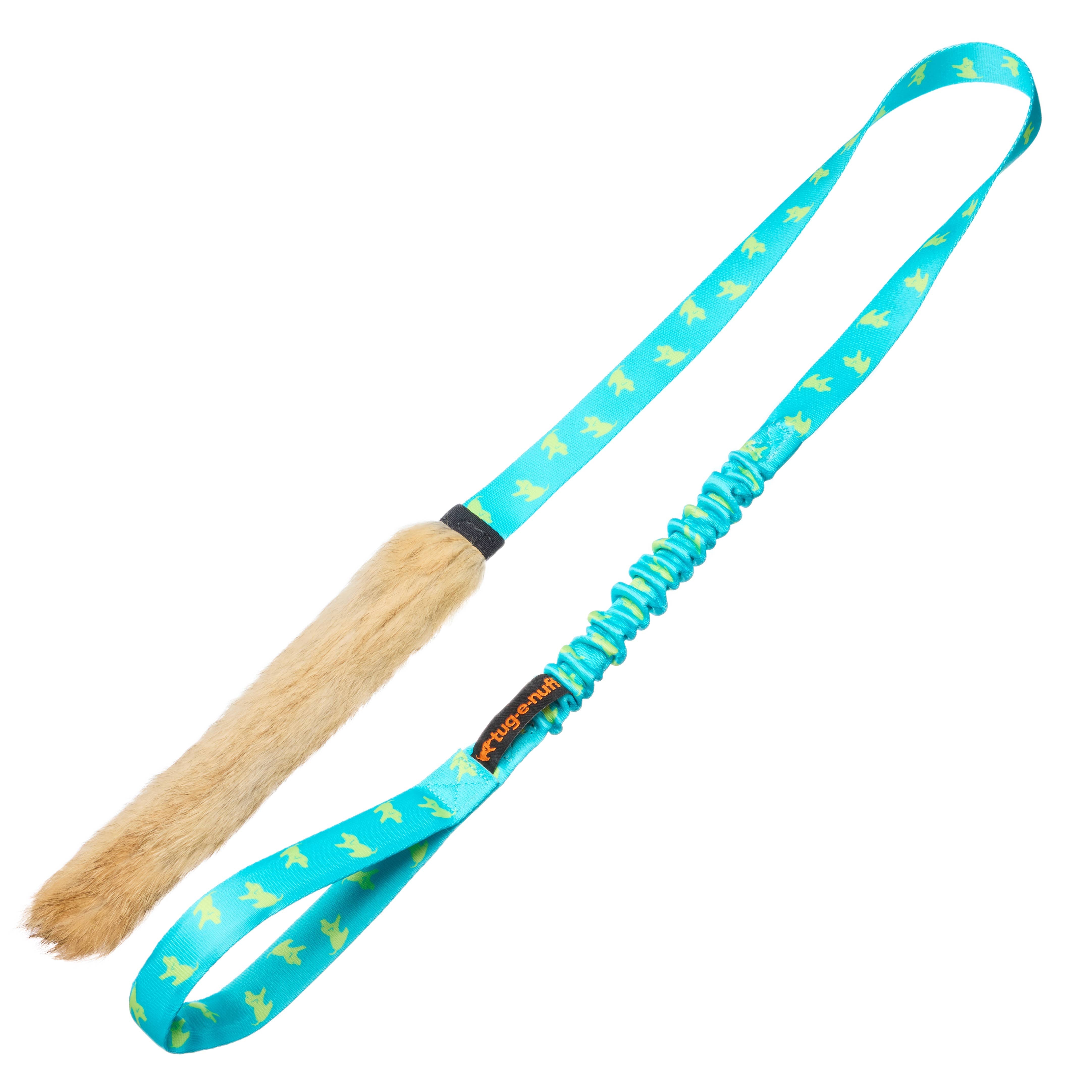 Rabbit Fur Bungee Chaser Toy (Tug - E - Nuff) - SnowPaw Store - Tug - E - Nuff - Dog Toys