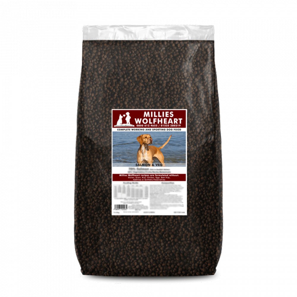 Salmon and Veg Dry Dog Food (Millies Wolfheart) - SnowPaw Store - Millies Wolfheart - Dog Food