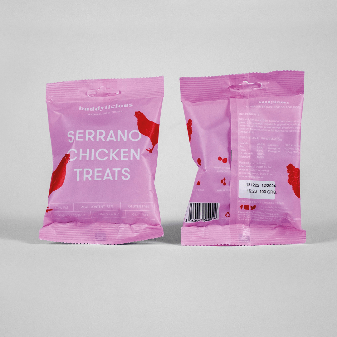 Serrano Chicken Treats (Buddylicious) - SnowPaw Store - Buddylicious - Dog Food