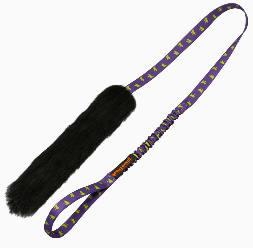 Sheepskin Bungee Chaser Tug Toy (Tug - E - Nuff) - SnowPaw Store - Tug - E - Nuff - Dog Toys