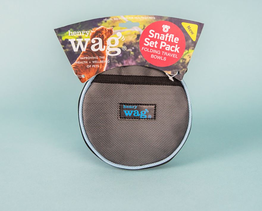 Snaffle Set of Folding Travel Bowls (Henry Wag) - SnowPaw Store - Henry Wag - Active Human Gear