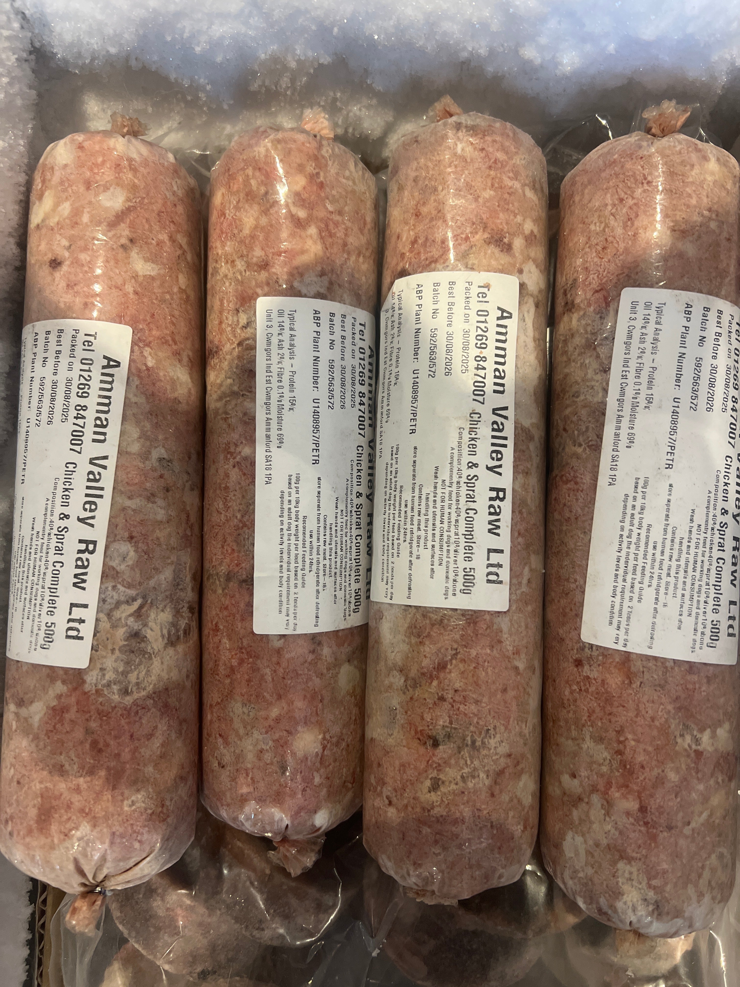 Sprat & Chicken Complete 80 | 10 | 10 (Snowpaw Raw) - SnowPaw Store - SnowPaw Store - Dog Food