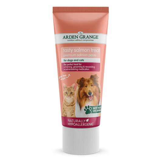 Tasty Salmon Treat Dogs & Cats 75g (Arden Grange) - SnowPaw Store - Arden Grange - Dog Treats