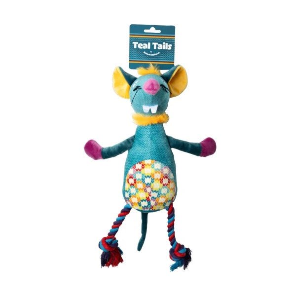 Teal Tails Dog Toys - SnowPaw Store - Animal Instincts - Dog Toys