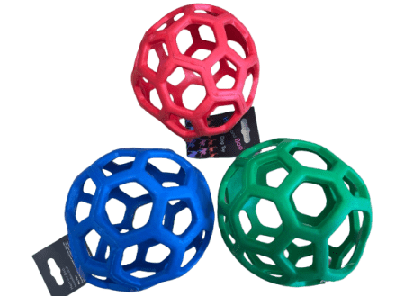 TPR Holey Ball 13cm (Hem & Boo) - SnowPaw Store - Hem and Boo - Dog Toys