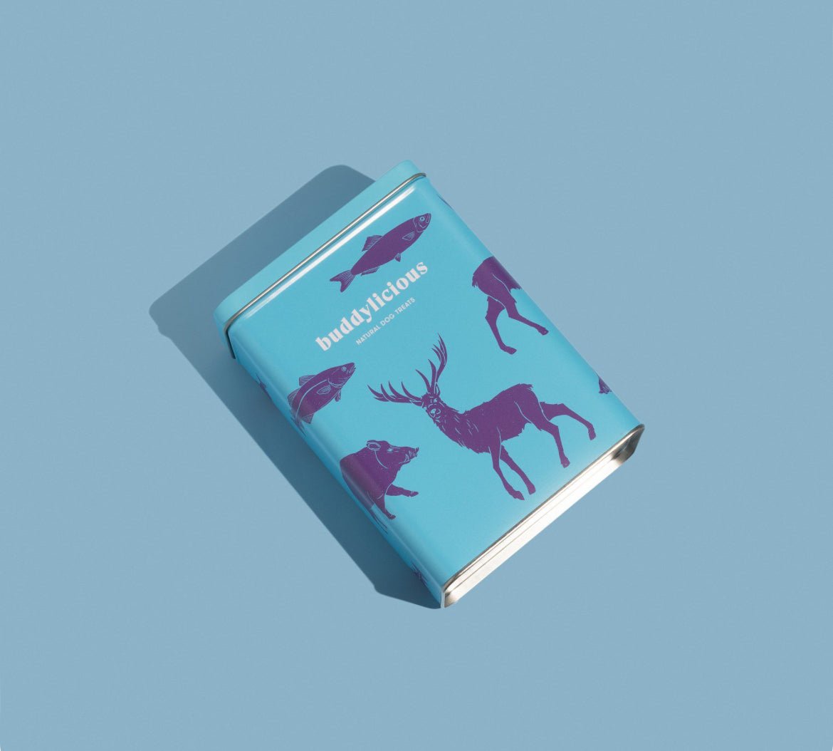 Treat Gift Tin (Buddylicious) - SnowPaw Store - Buddylicious - Dog Food