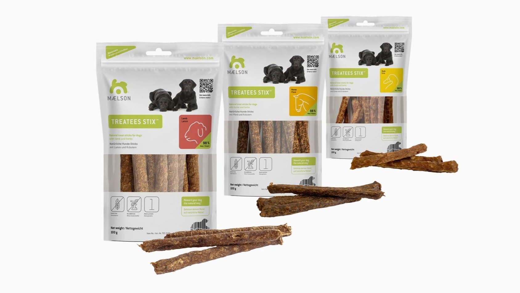 TREATEES STIX™ Natural Chew Sticks for dogs (Maelson) - SnowPaw Store - Maelson - Dog Treats