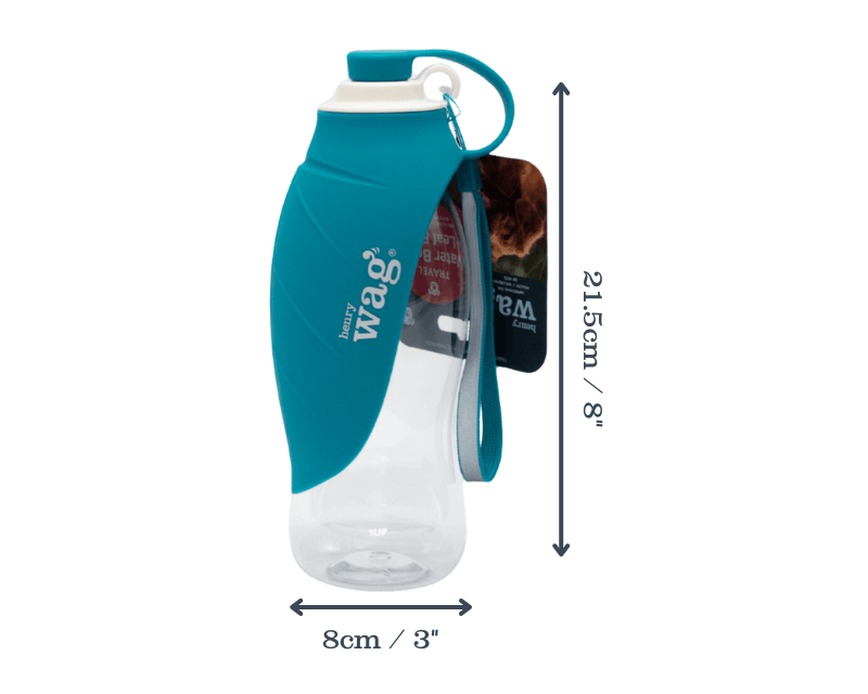 Water Bottle with Leaf Bowl (Henry Wag) - SnowPaw Store - Henry Wag - Active Dog Gear