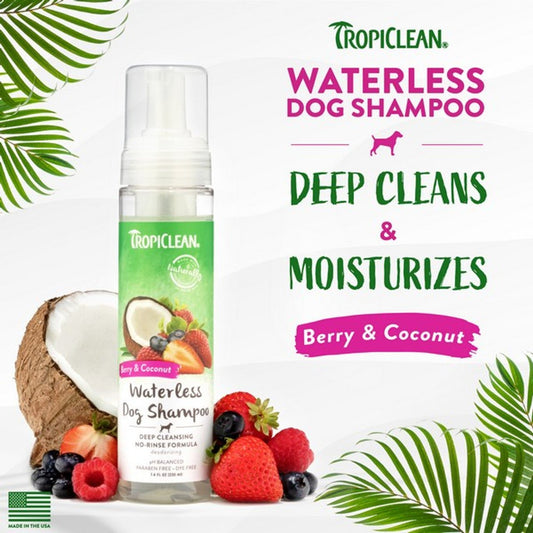 Waterless Shampoo 220ml (TropiClean) - SnowPaw Store - TropiClean - Food & Health
