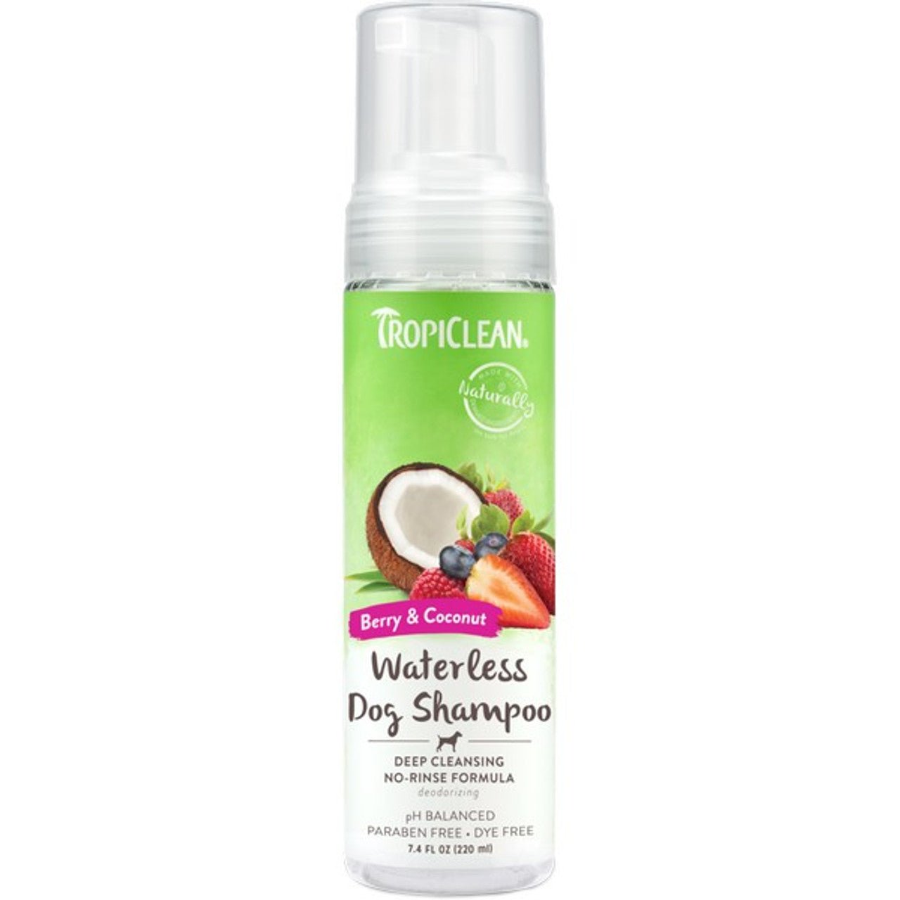 Waterless Shampoo 220ml (TropiClean) - SnowPaw Store - TropiClean - Food & Health