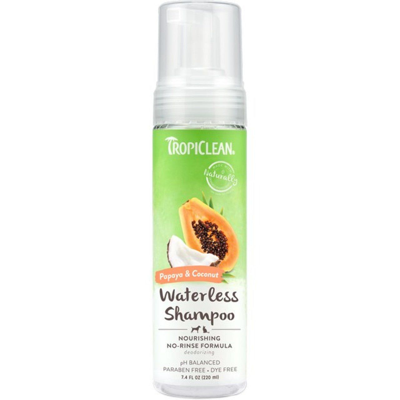 Waterless Shampoo 220ml (TropiClean) - SnowPaw Store - TropiClean - Food & Health