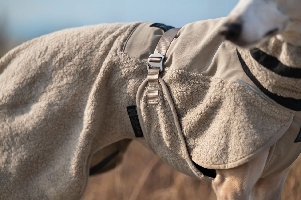 Wool Dog Jacket Dark Teal(Non - Stop Dogwear) - SnowPaw Store - Non - Stop Dogwear - Dog Coats