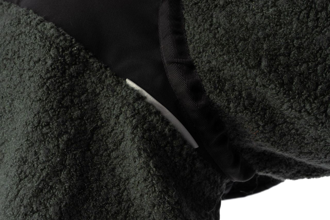 Wool Dog Jacket Dark Teal(Non - Stop Dogwear) - SnowPaw Store - Non - Stop Dogwear - Dog Coats