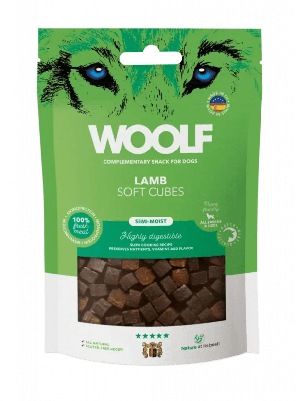 Woolf Soft Cubes - Lamb Flavor Dog Treats - SnowPaw Store - Woolf - Dog Treats