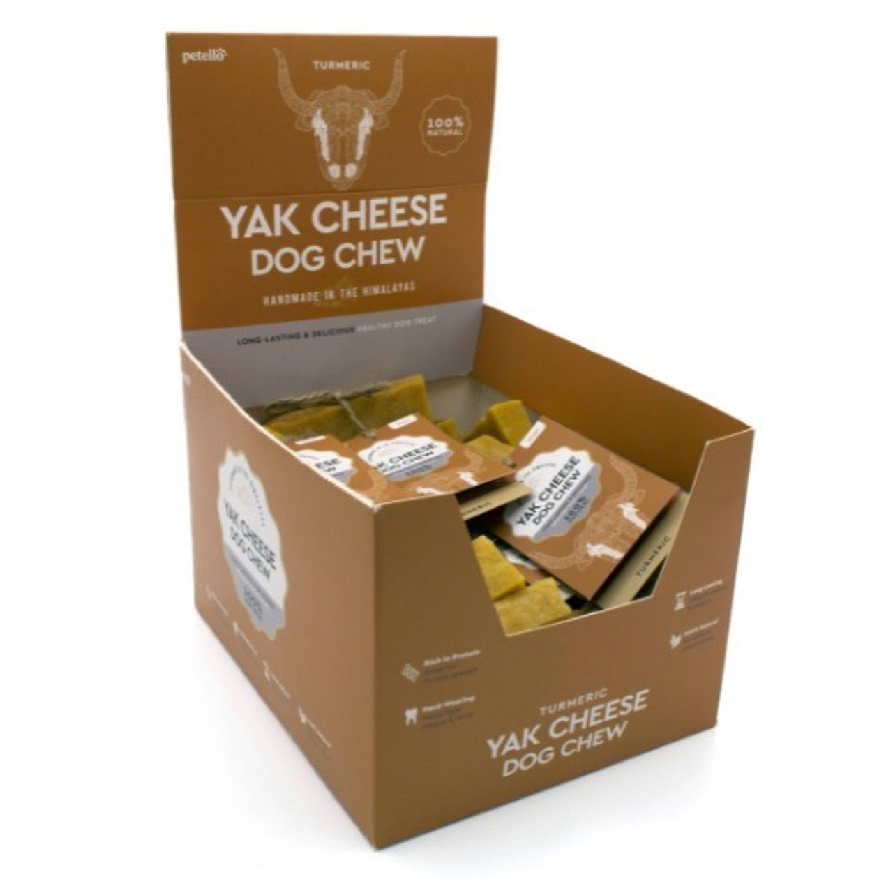 Yak Cheese With Turmeric Dog Chew 115g (Petello) - SnowPaw Store - Petello - Dog Treats