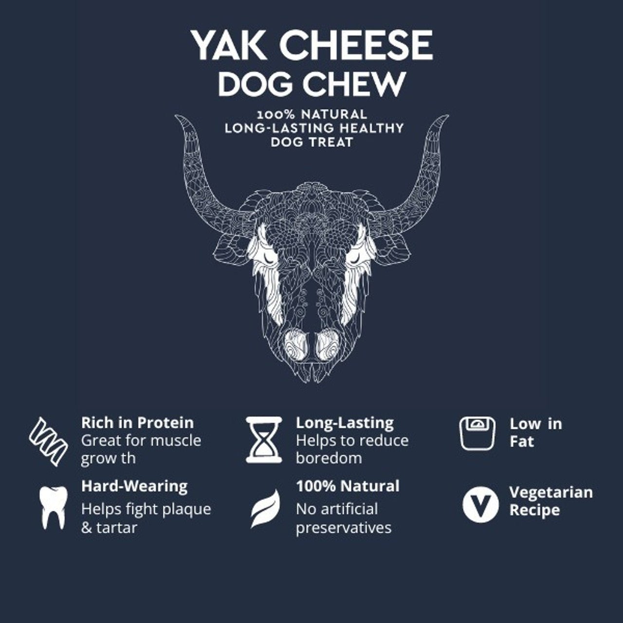 Yak Cheese With Turmeric Dog Chew 115g (Petello) - SnowPaw Store - Petello - Dog Treats