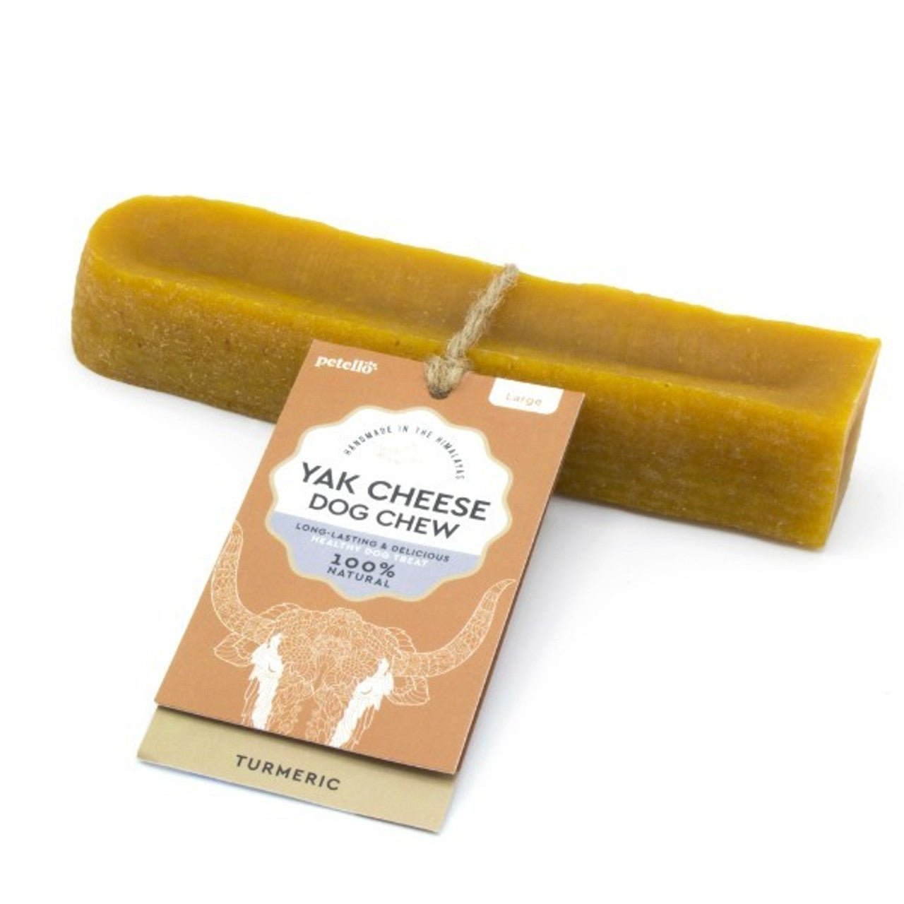 Yak Cheese With Turmeric Dog Chew 115g (Petello) - SnowPaw Store - Petello - Dog Treats