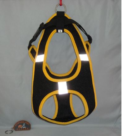 Second Skin Harness - Yellow and Black Small