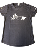 Breathable, Wicking T-Shirt Ladies Fit (Pawtrekker)