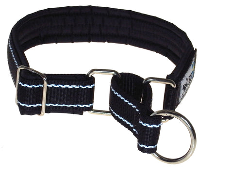 Semi-slip Padded Dog Collar with Reflective Stitching (Mr Koppel)