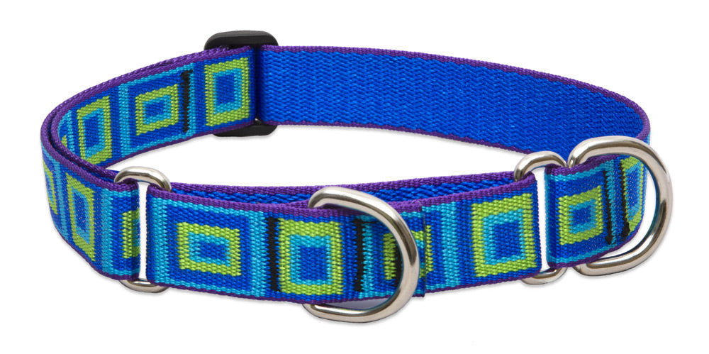 Patterned Combo Dog Collar - Sea Glass
