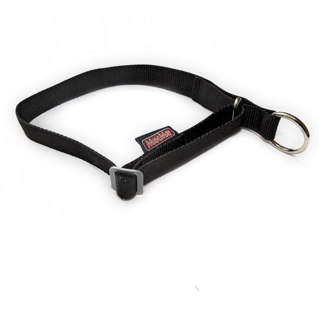Semi Slip Dog Collar - Black