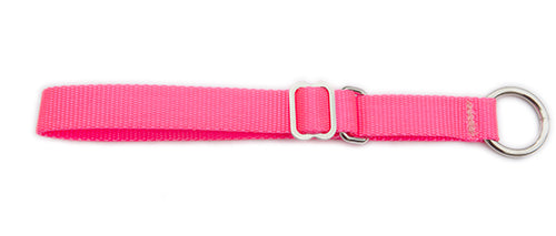 Semi-Slip Dog Collar - Fluorescent Pink
