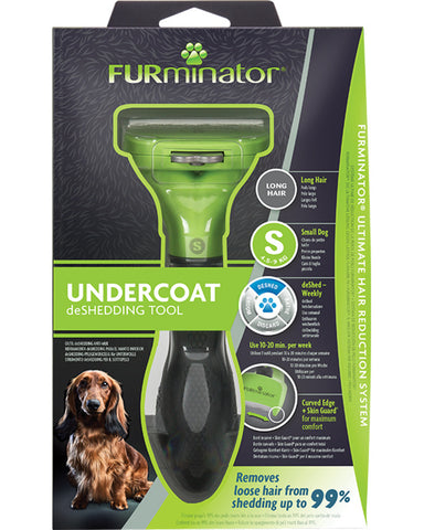 Undercoat deShedding Tool for Small Long Hair Dog (FURminator)