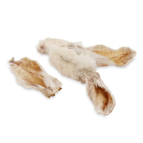 Rabbit Ears with Hair 100g (JR Pet Products)