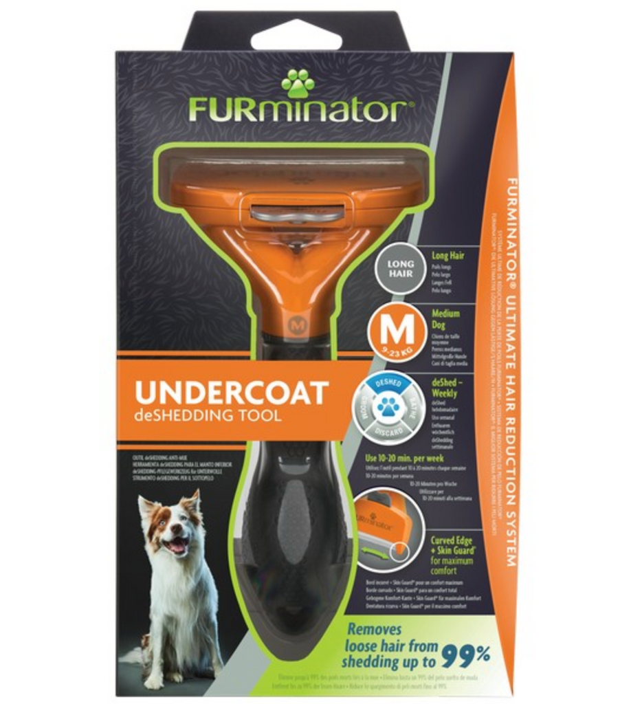 Undercoat deShedding Tool for Medium Long Hair Dog (FURminator)