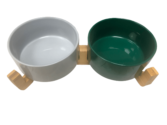 Ceramic Dog Bowl Set - SnowPaw Store - Pawtrekker - Food & Health