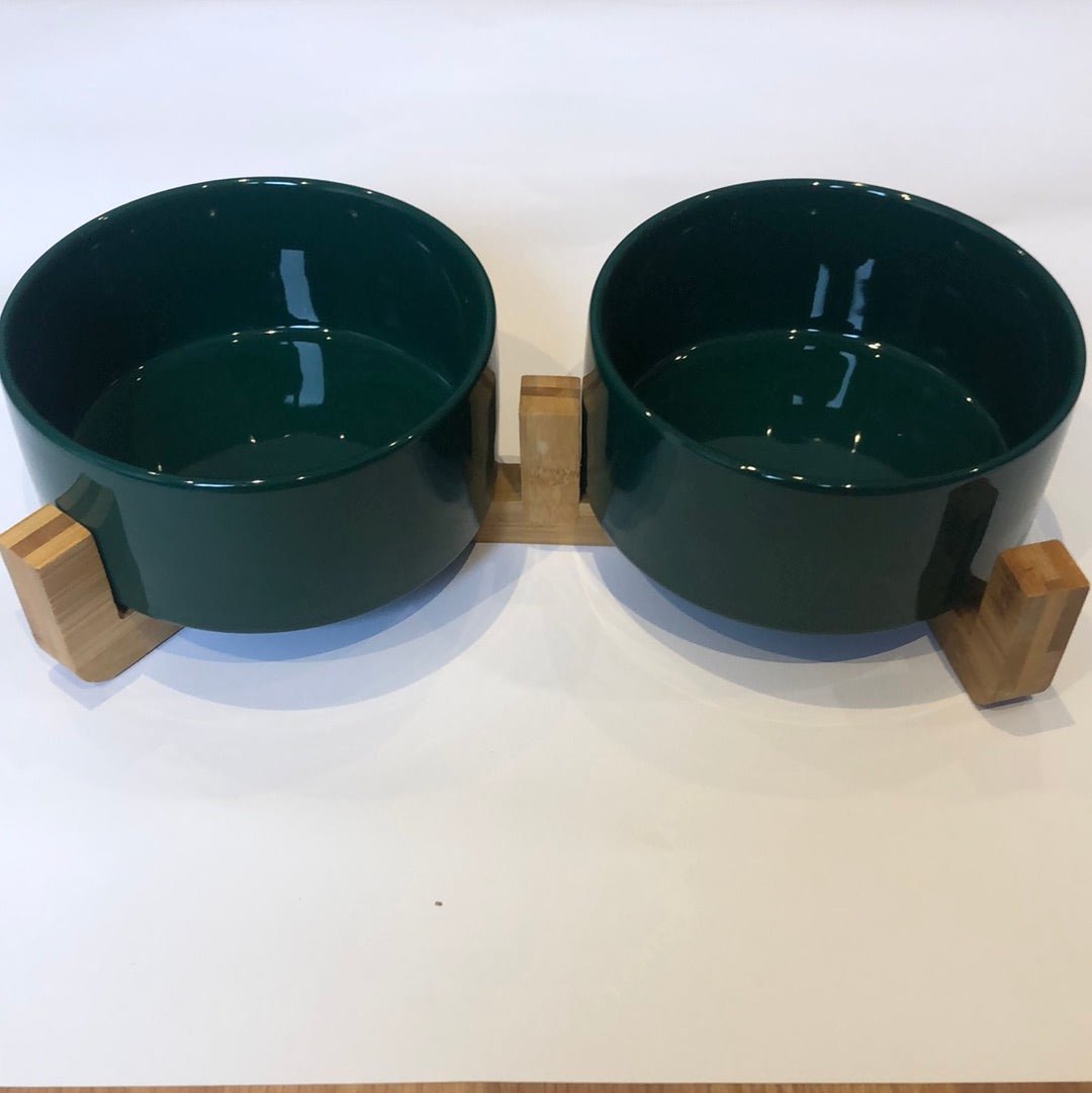 Ceramic Dog Bowl Set - SnowPaw Store - Pawtrekker - Food & Health
