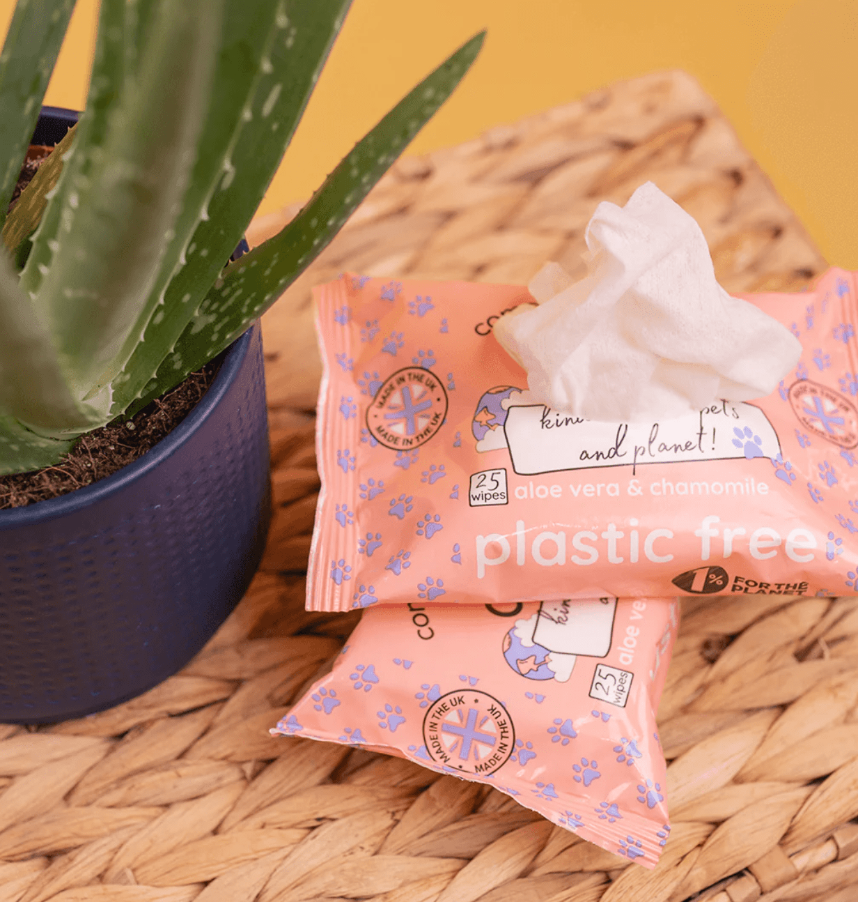 Compostable Pet Wipes (Adios) - SnowPaw Store - Adios Plastic - Food & Health