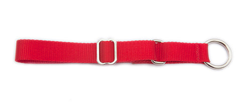 Semi-Slip Dog Collar - Bright Red