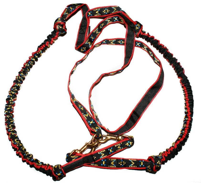 Double Ski - line with Bungee (ManMat) - SnowPaw Store - ManMat - Sled Dog Equipment