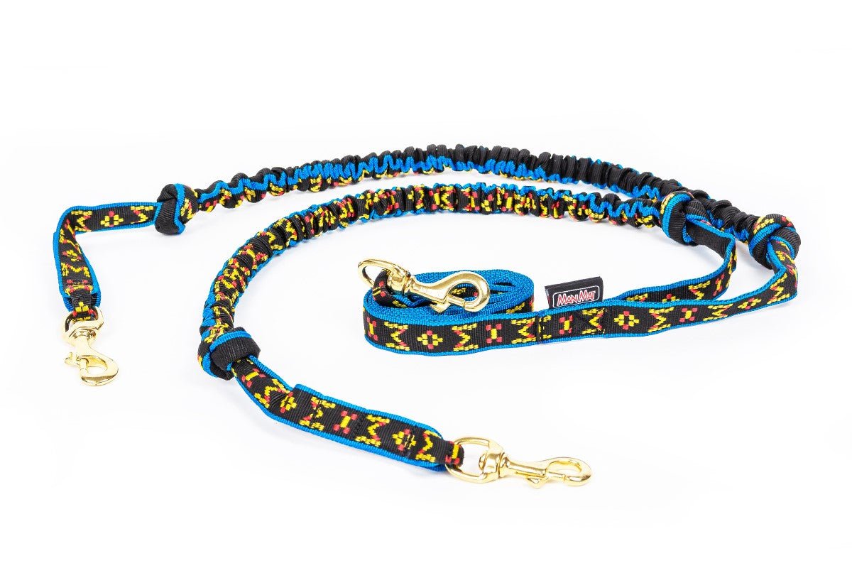 Double Ski - line with Bungee (ManMat) - SnowPaw Store - ManMat - Sled Dog Equipment