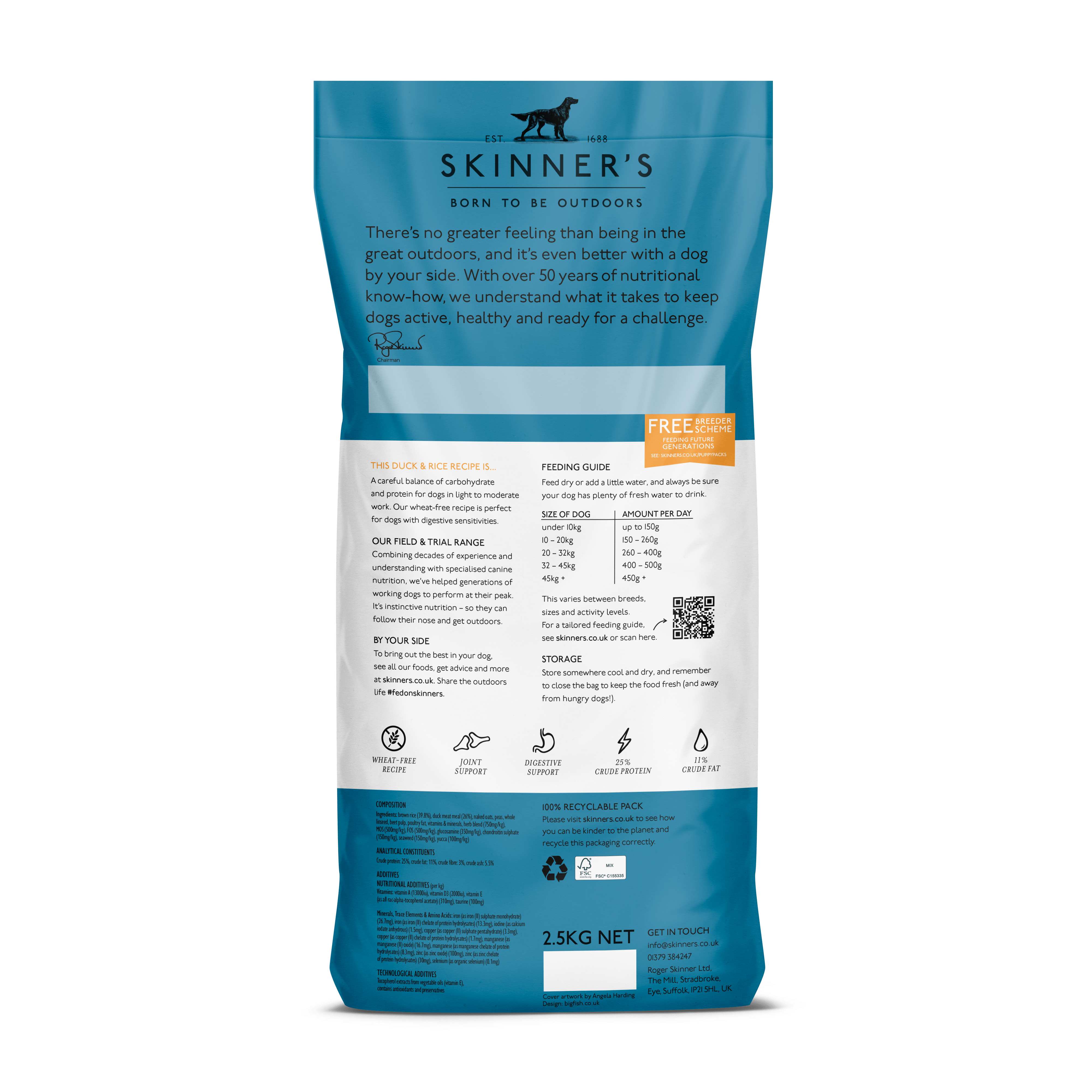 Field & Trial Duck & Rice (Skinner's) - SnowPaw Store - Skinner's - Dog Food